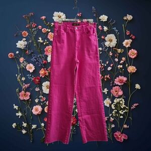 Judy Blue Pink Wide Leg Jeans